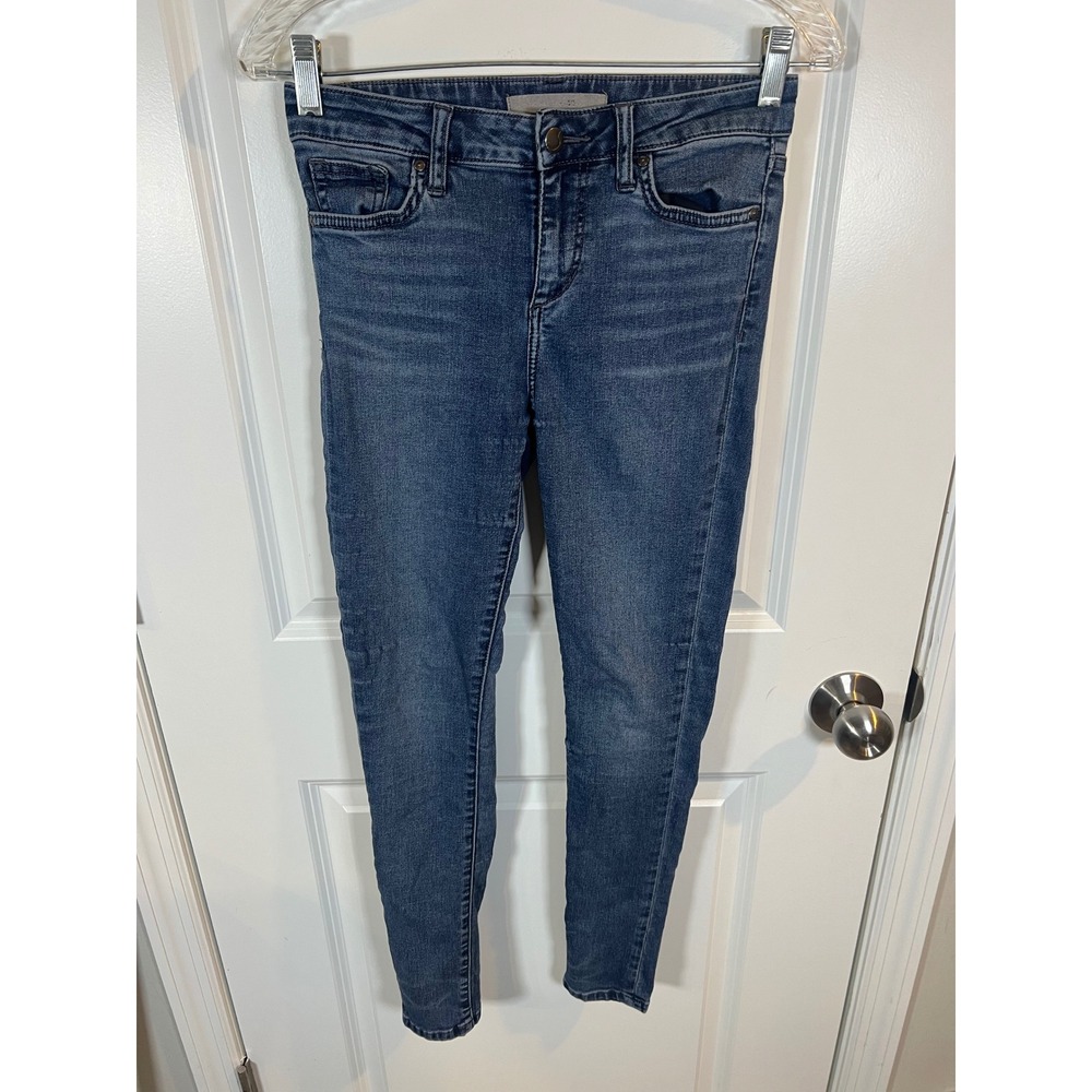 Joe's Jeans Women Skinny Jeans Whiskered Faded Blue 25